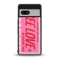 free love back phone cover | glass case for Google Pixel 7