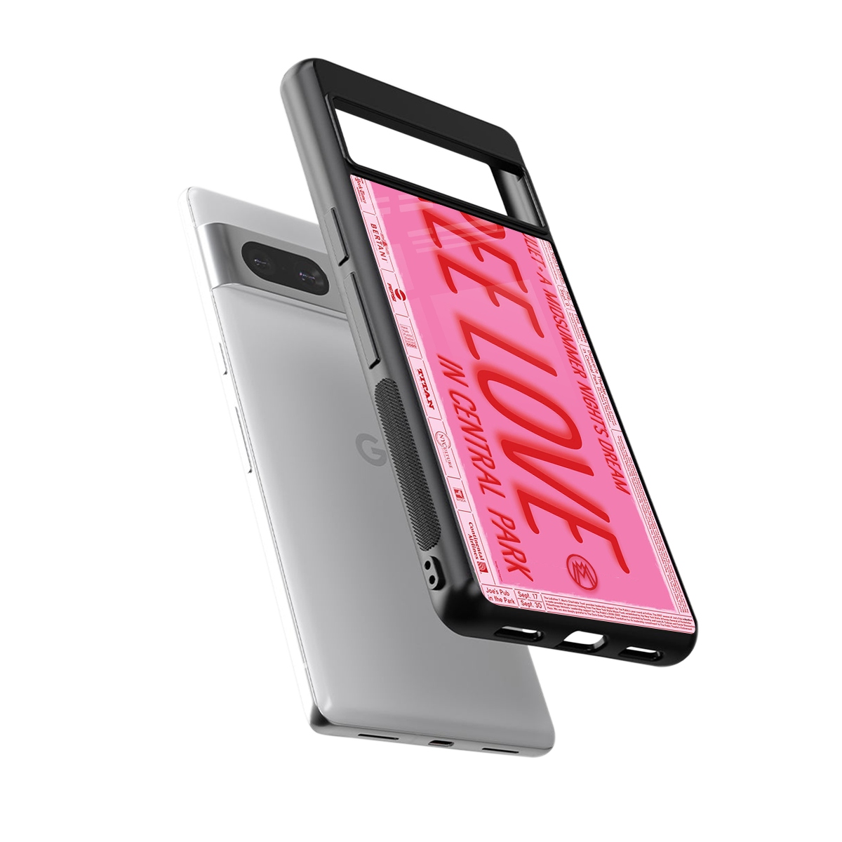 free love back phone cover | glass case for Google Pixel 7A
