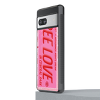 free love back phone cover | glass case for Google Pixel 7