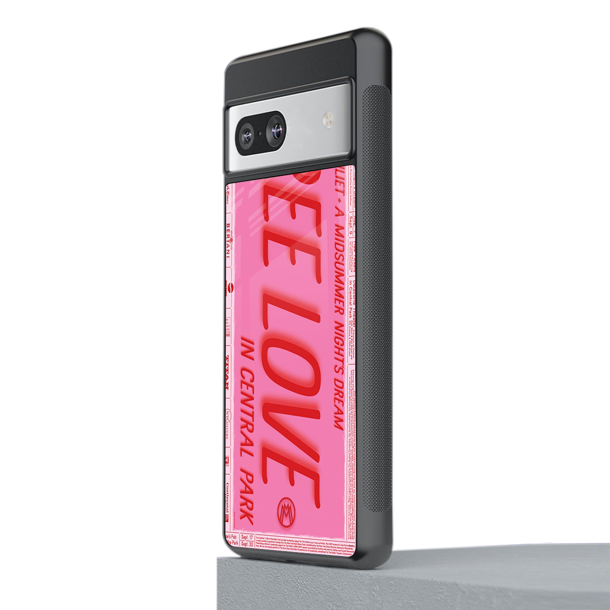 free love back phone cover | glass case for Google Pixel 7A