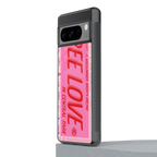 free love back phone cover | glass case for google pixel 8 pro