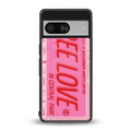 free love back phone cover | glass case for Google Pixel 8