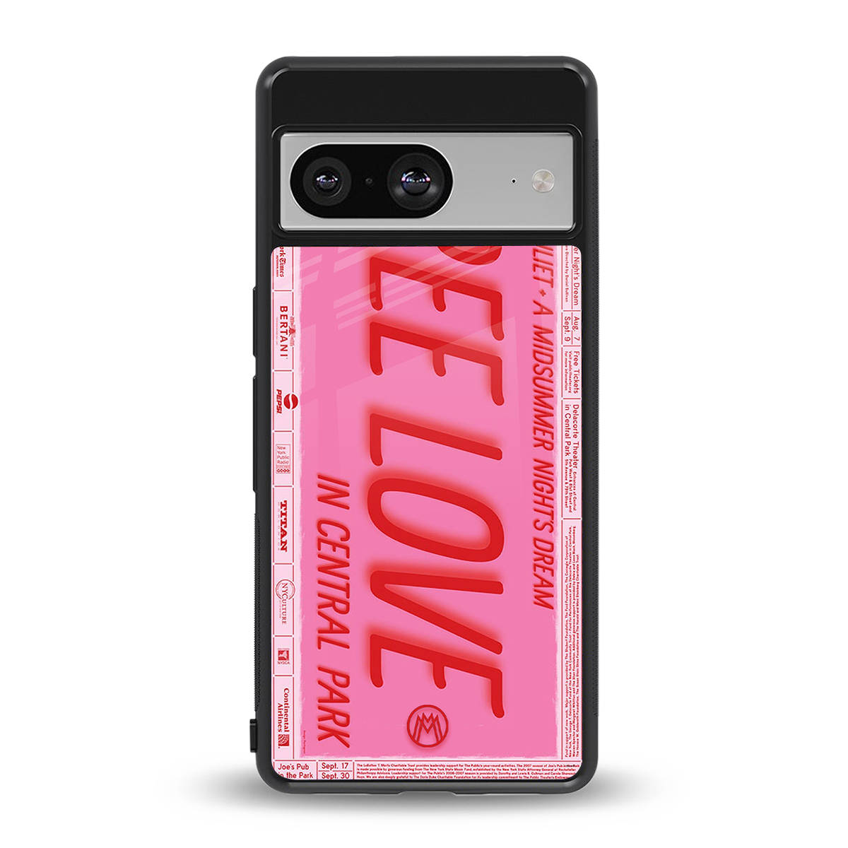 free love back phone cover | glass case for Google Pixel 8
