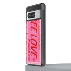free love back phone cover | glass case for Google Pixel 8