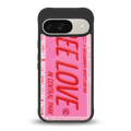free love back phone cover | glass case for google pixel 9
