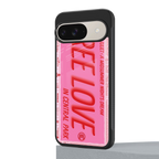 free love back phone cover | glass case for google pixel 9