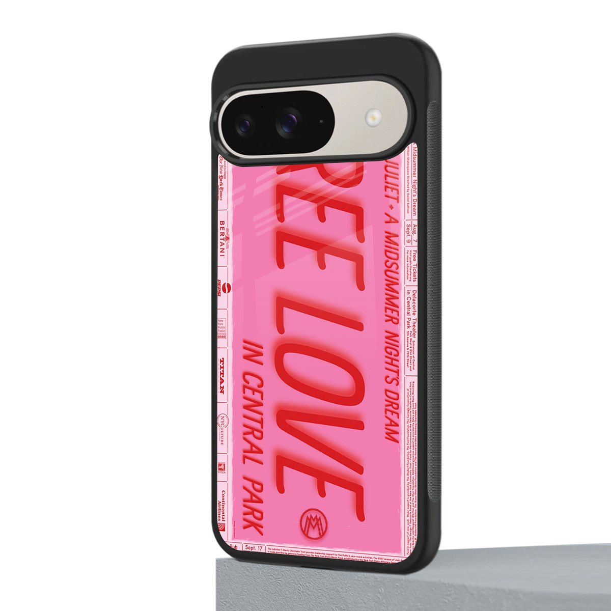 free love back phone cover | glass case for google pixel 9
