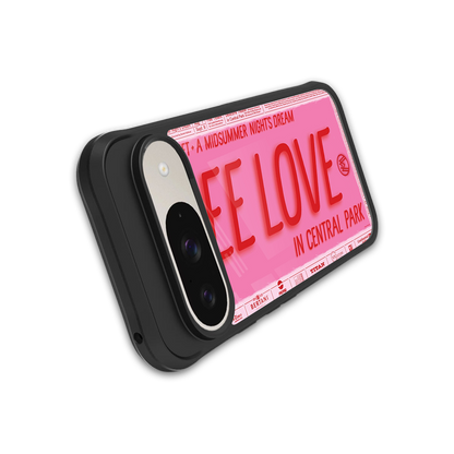 free love back phone cover | glass case for google pixel 9