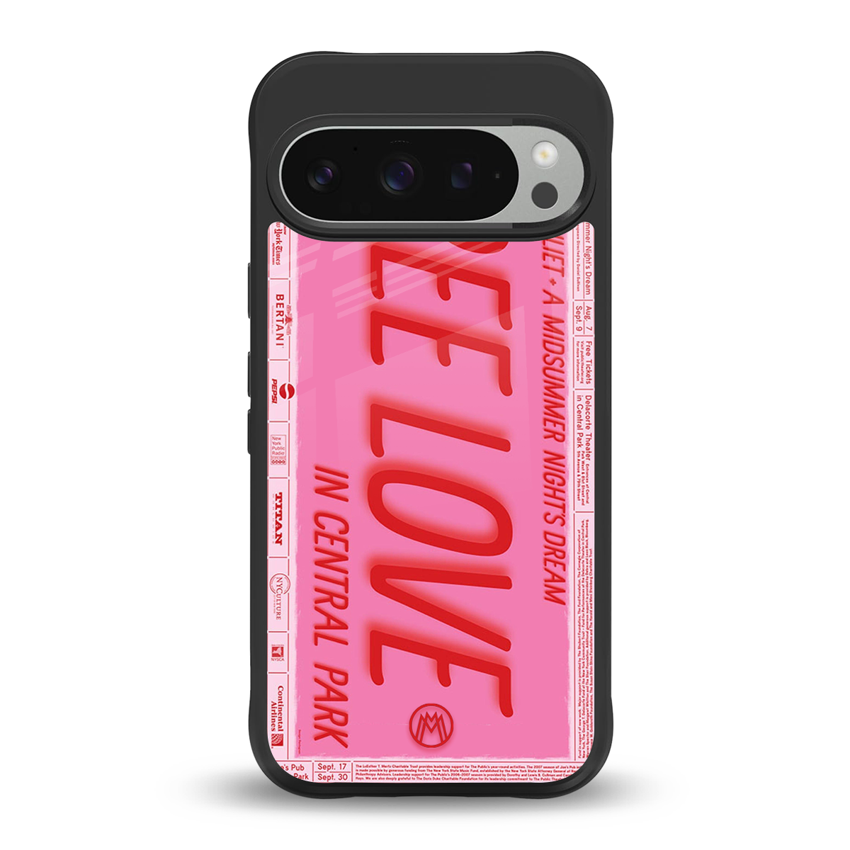 free love back phone cover | glass case for google pixel 9 pro