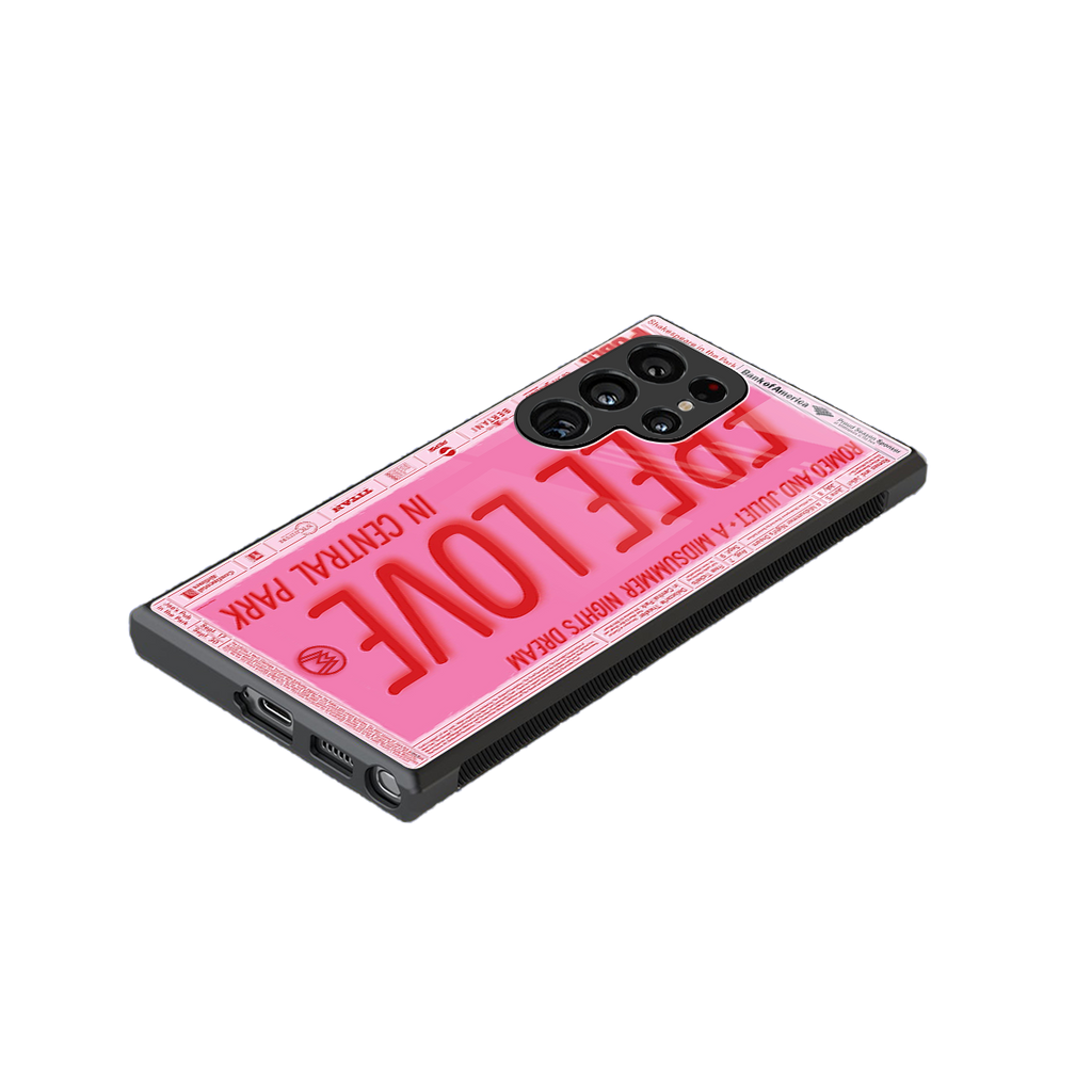 free love back phone cover | glass case for samsung galaxy s23 ultra