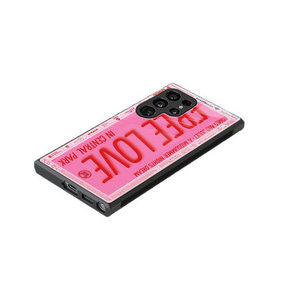 free love back phone cover | glass case for samsung galaxy s23 ultra