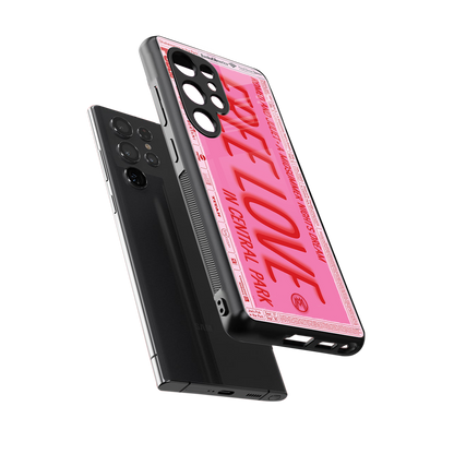free love back phone cover | glass case for samsung galaxy s25 ultra