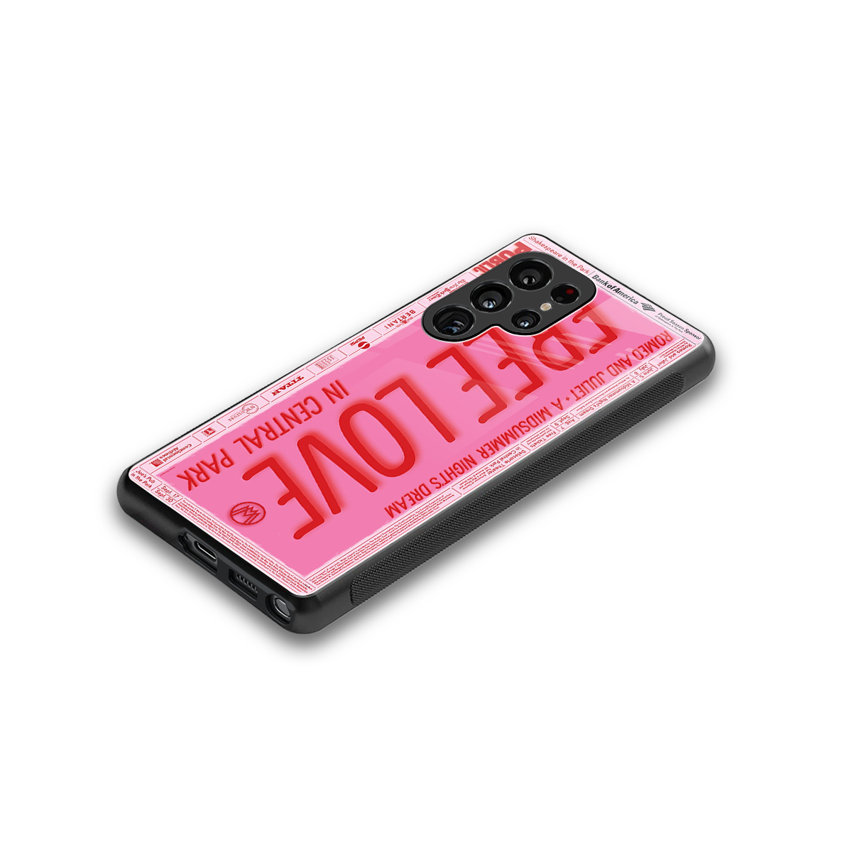 free love back phone cover | glass case for samsung galaxy s25 ultra