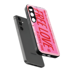 free love back phone cover | glass case for samsung galaxy s24 plus