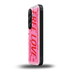 free love back phone cover | glass case for samsung galaxy s25