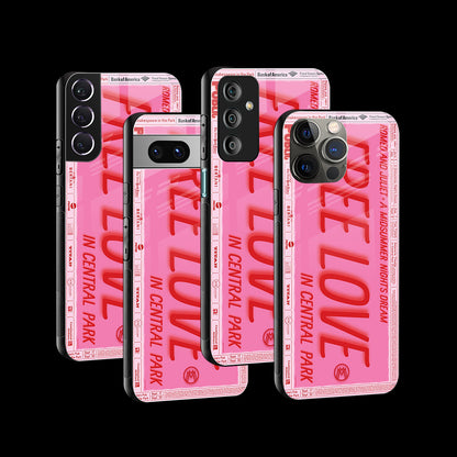 Free Love Phone Cover | Glass Case