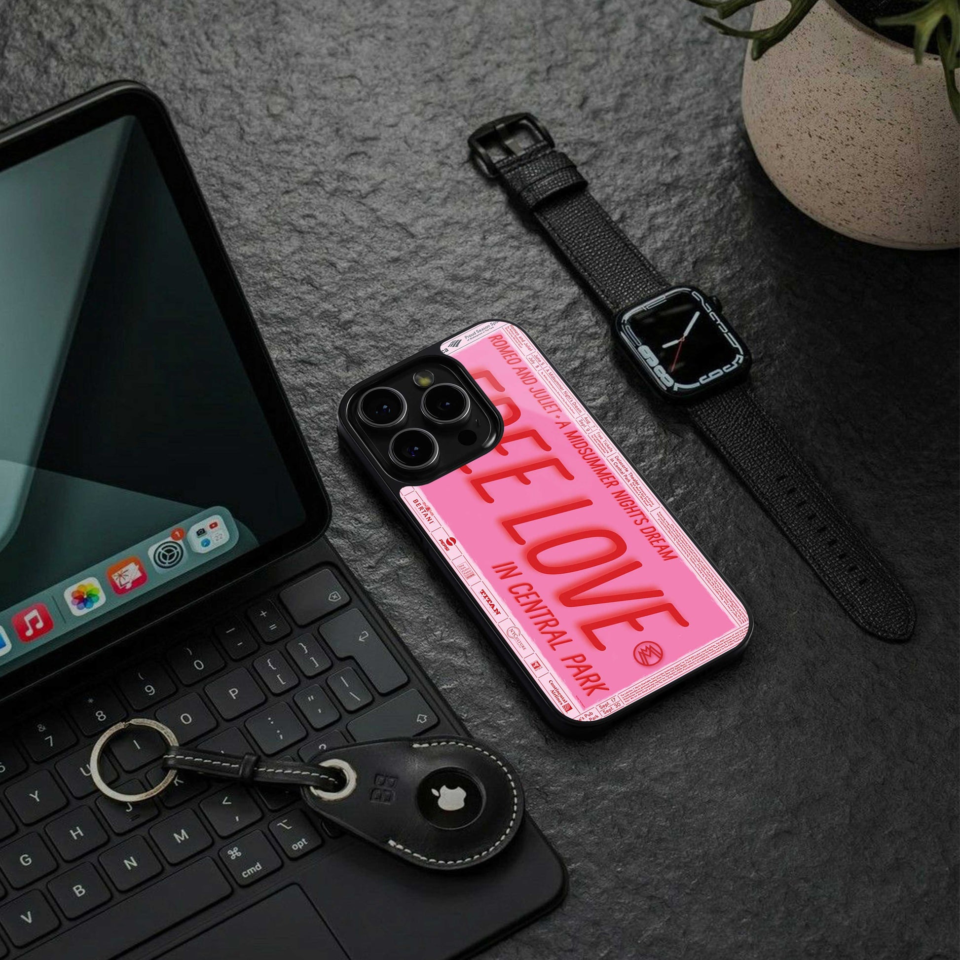 free love back phone cover | glass case for iphone 14