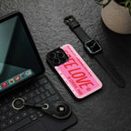 free love back phone cover | glass case for iphone 13 pro max