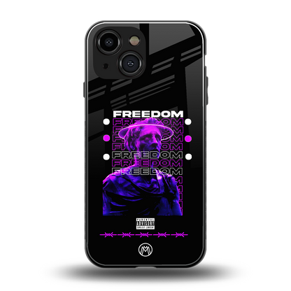 freedom back phone cover | glass case for iphone 13 mini