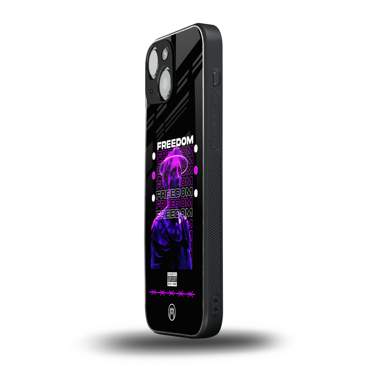freedom back phone cover | glass case for iphone 13 mini