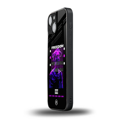 freedom back phone cover | glass case for iphone 13 mini