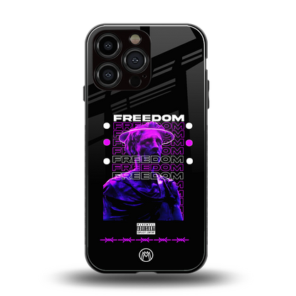freedom back phone cover | glass case for iphone 13 pro max