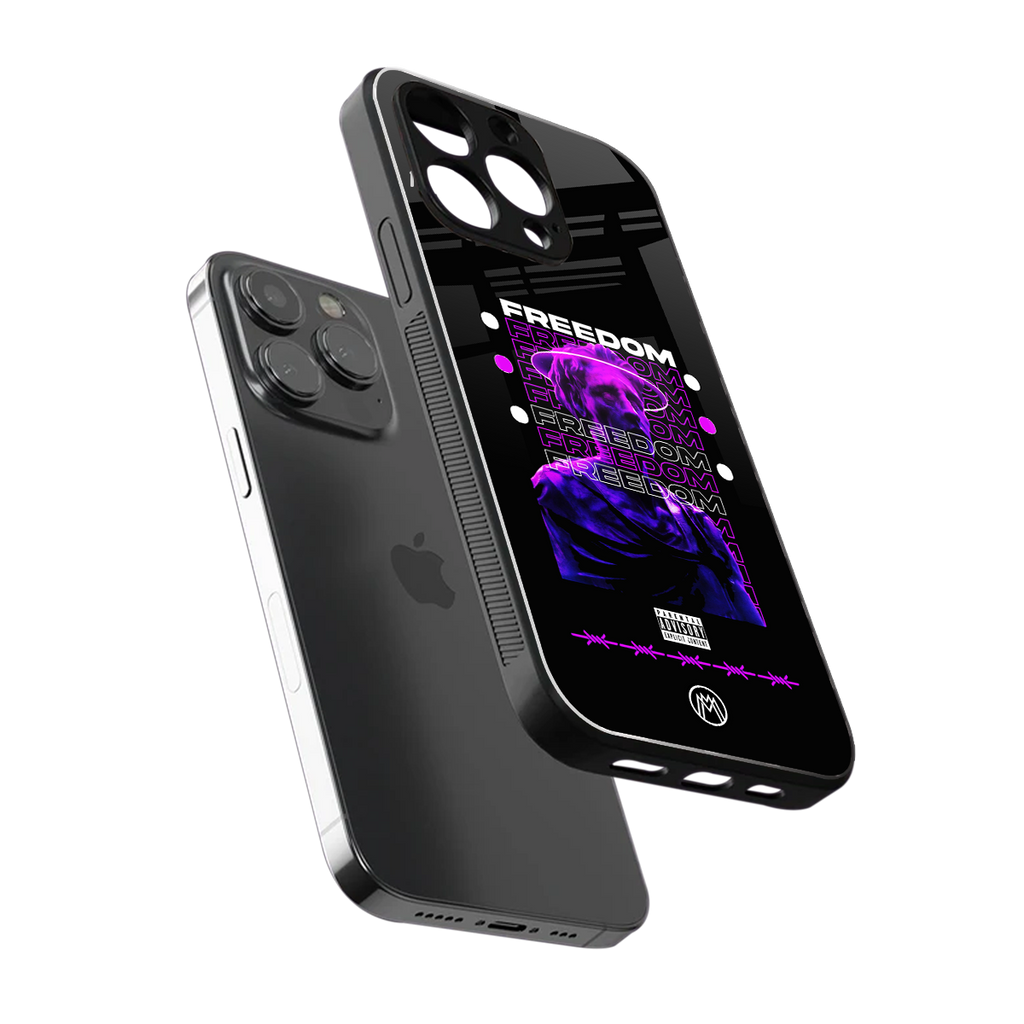 freedom back phone cover | glass case for iphone 13 pro max