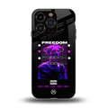 freedom back phone cover | glass case for iphone 13 pro