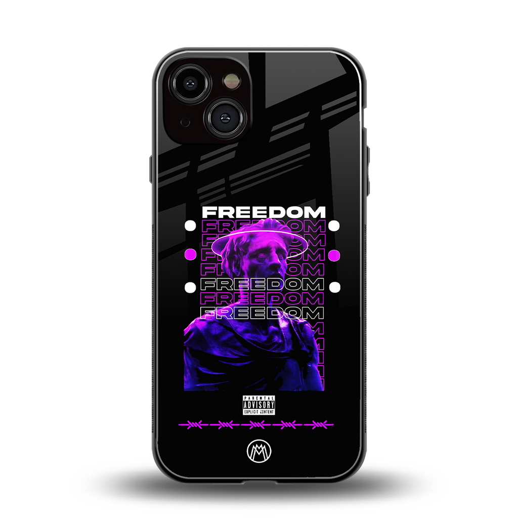 freedom back phone cover | glass case for iphone 13