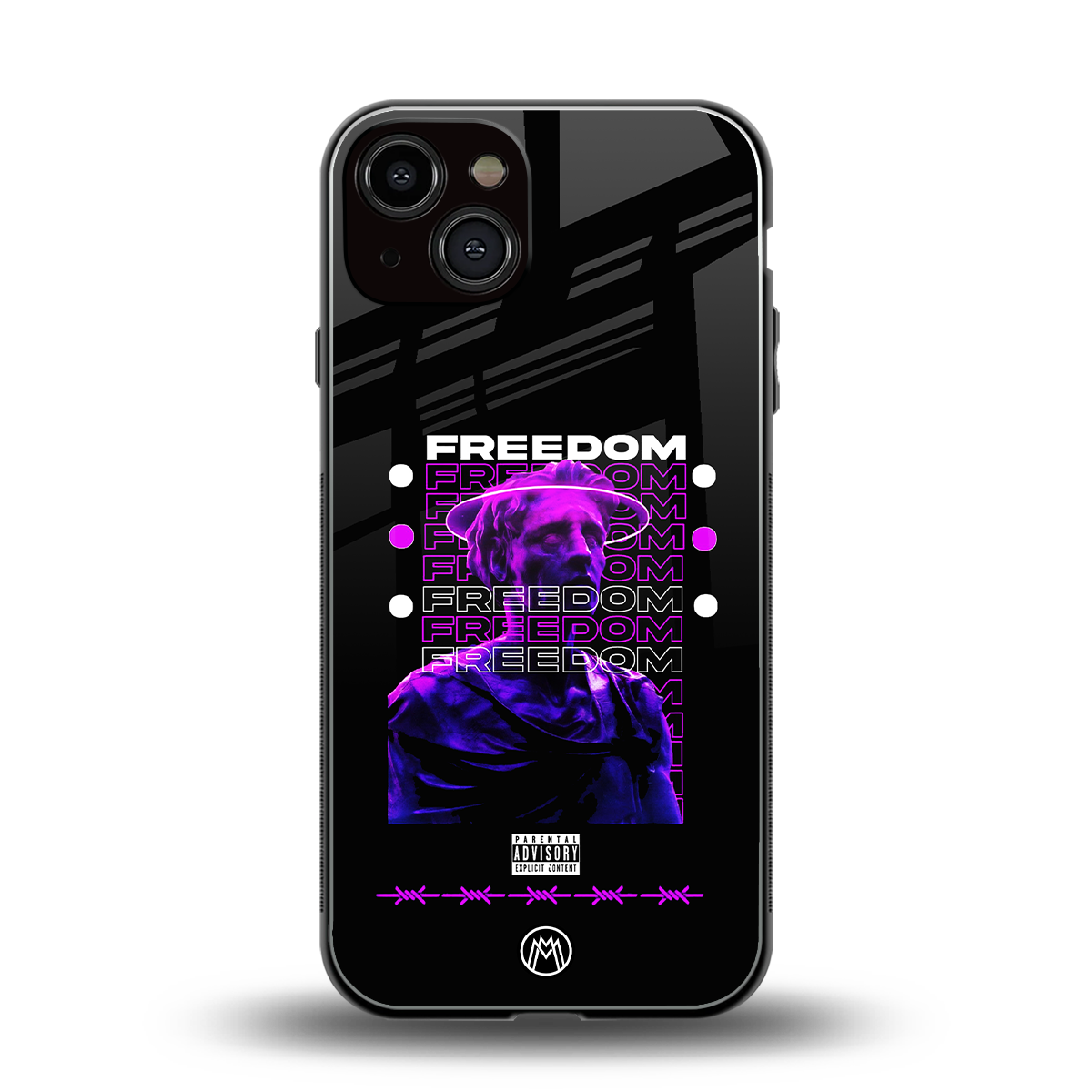 freedom back phone cover | glass case for iphone 13