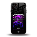 freedom back phone cover | glass case for iphone 14 plus