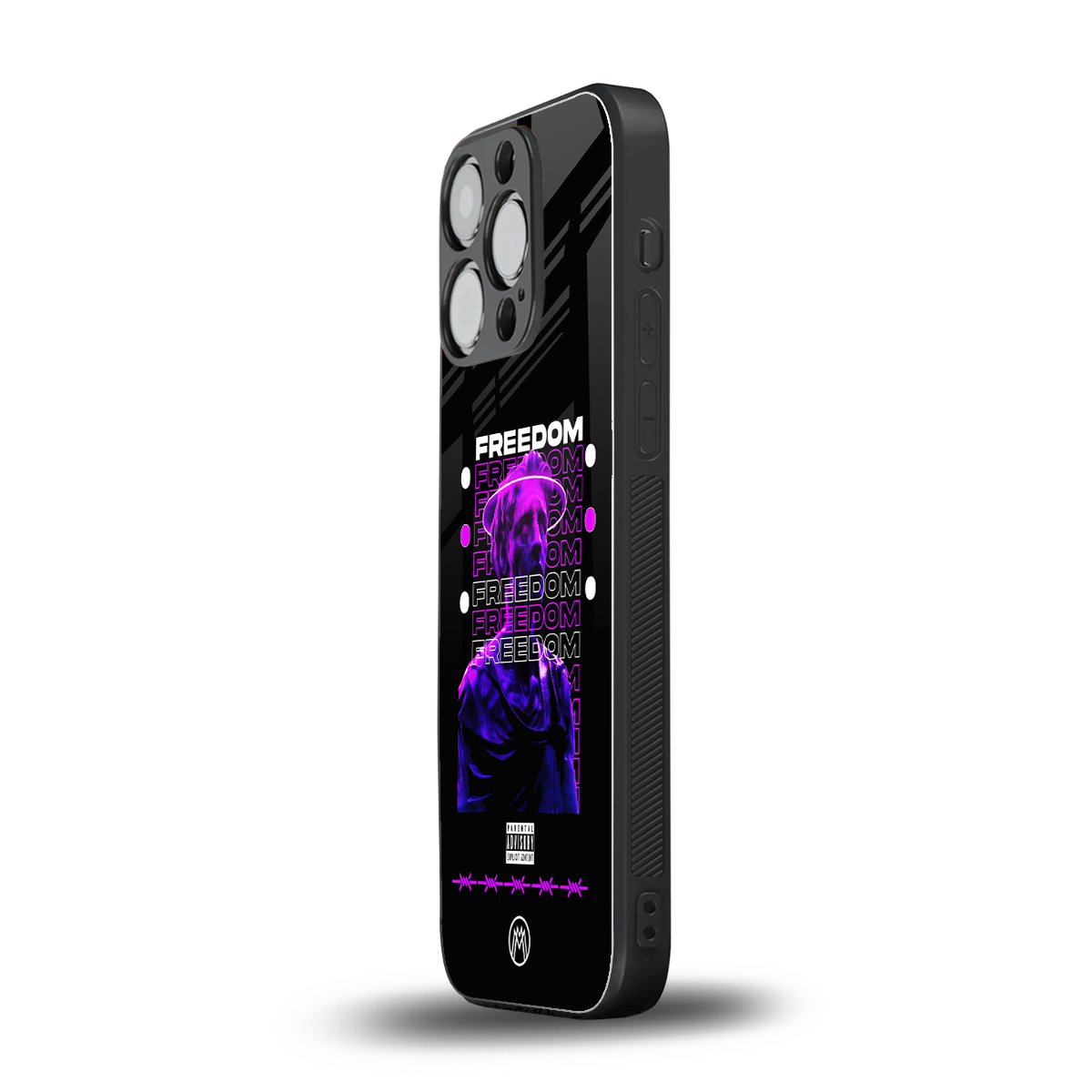 freedom back phone cover | glass case for iphone 15 pro