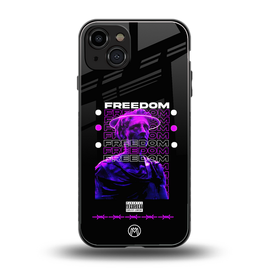 freedom back phone cover | glass case for iphone 15