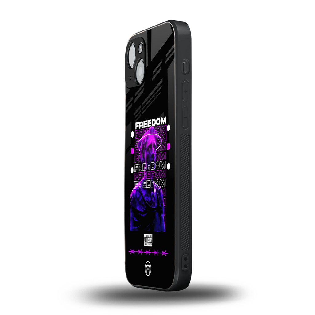 freedom back phone cover | glass case for iphone 15