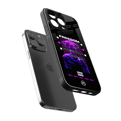 freedom back phone cover | glass case for iphone 15 pro