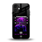 freedom back phone cover | glass case for iphone 16 plus