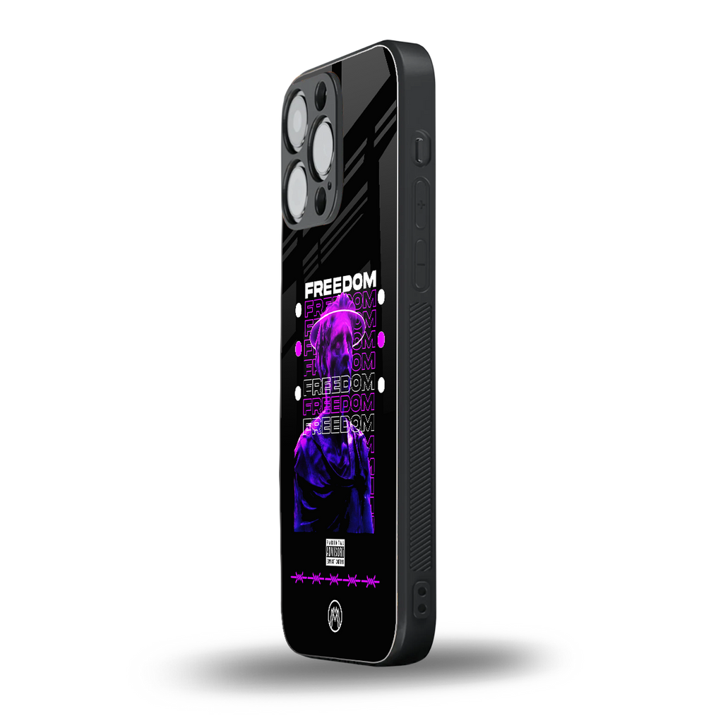 freedom back phone cover | glass case for iphone 16 pro max