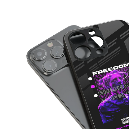 freedom back phone cover | glass case for iphone 13 pro max