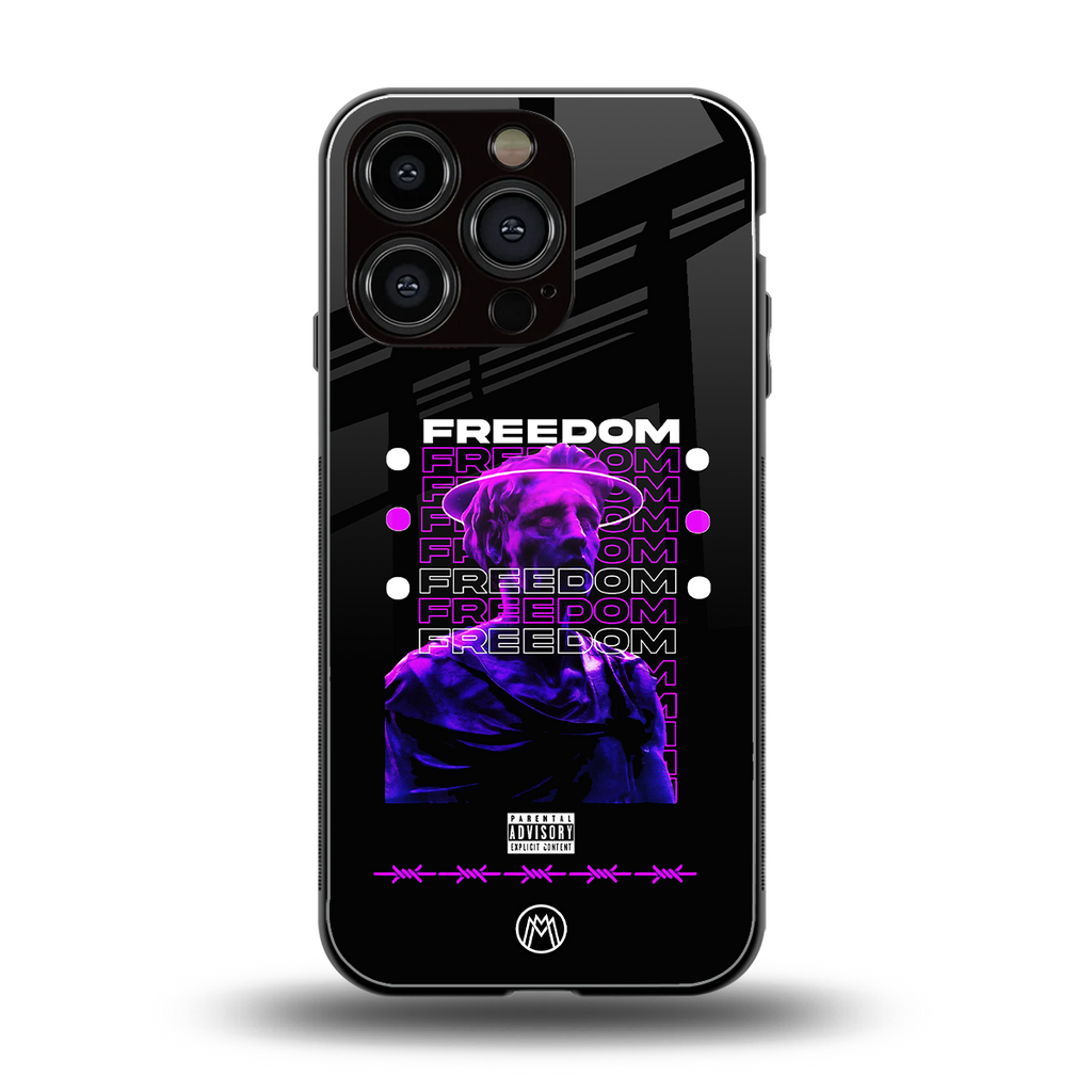 freedom back phone cover | glass case for iphone 16 pro