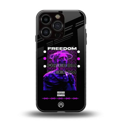 freedom back phone cover | glass case for iphone 16 pro