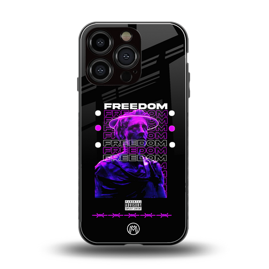 freedom back phone cover | glass case for iphone 16 pro
