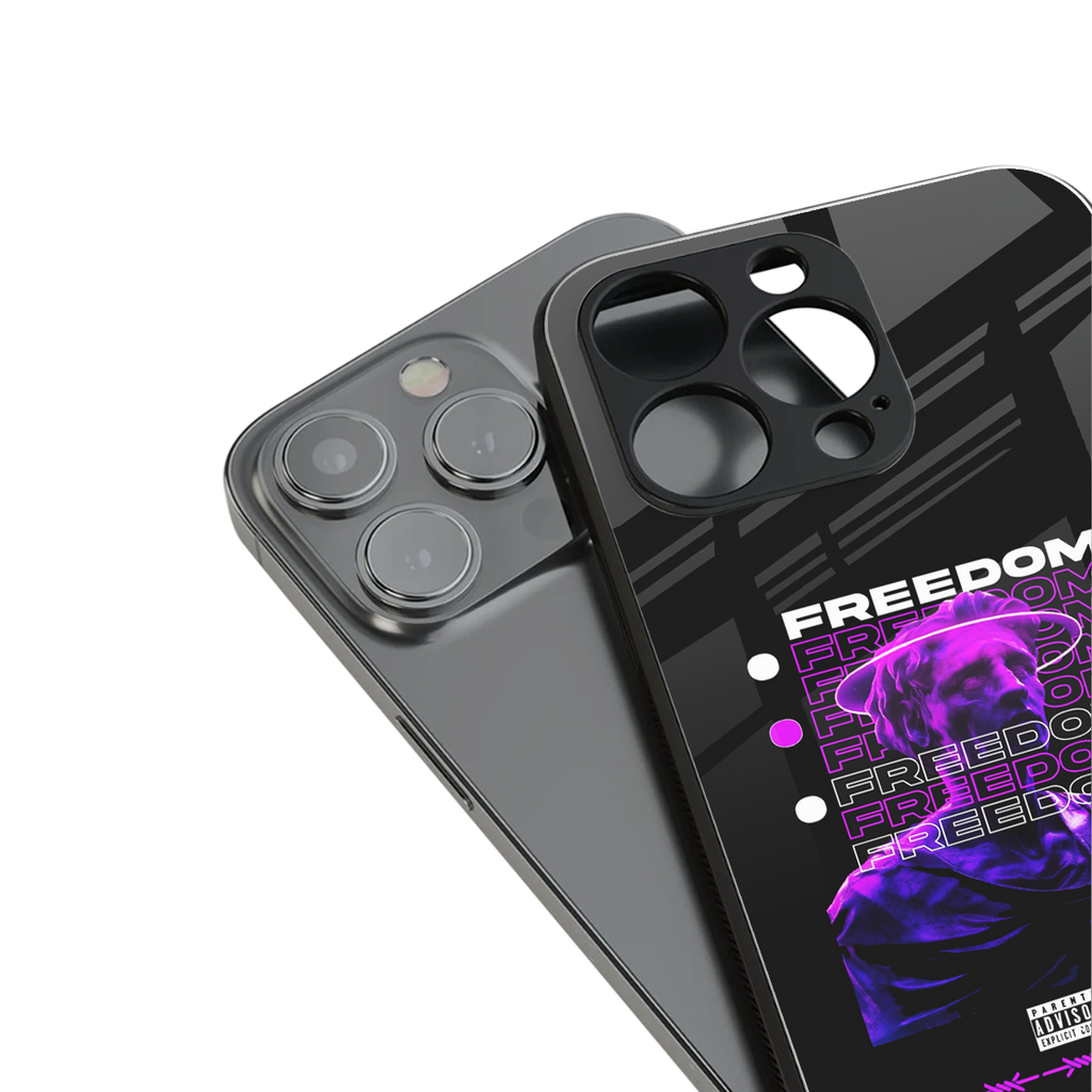 freedom back phone cover | glass case for iphone 16 pro max