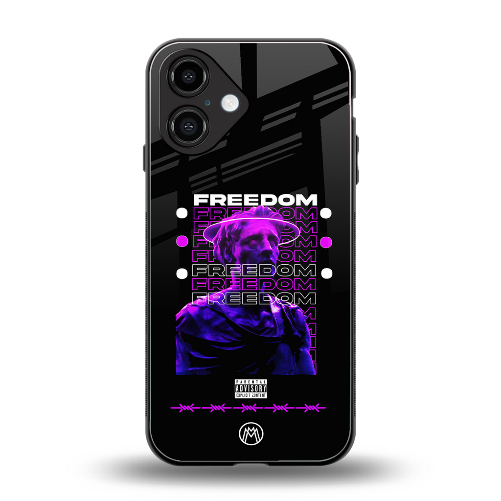 freedom back phone cover | glass case for iphone 16