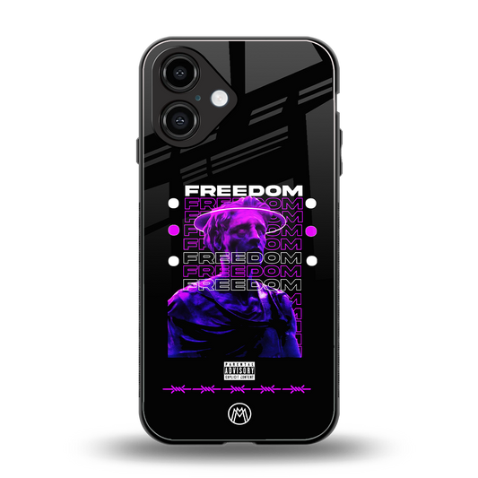 freedom back phone cover | glass case for iphone 16