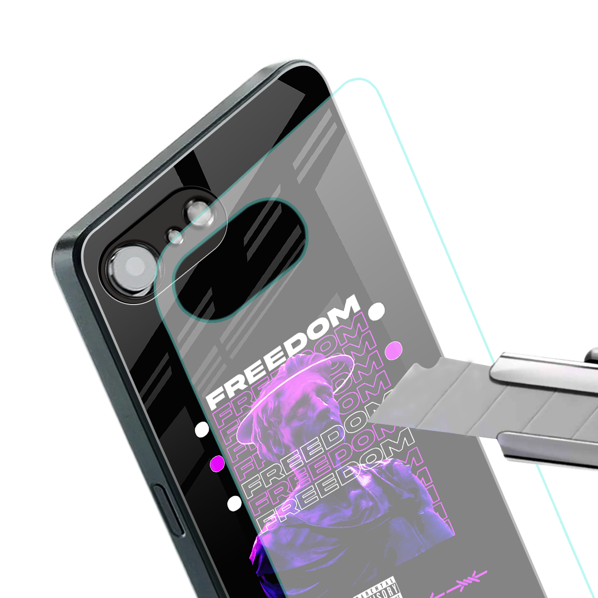 freedom back phone cover | glass case for iphone 16e