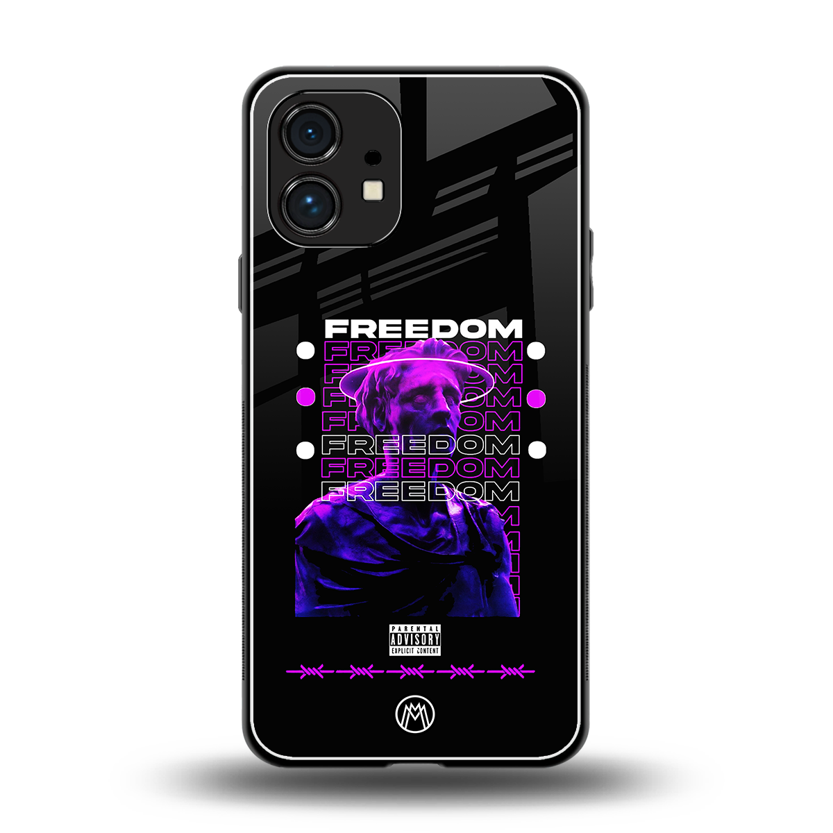 freedom back phone cover | glass case for nothing phone 1