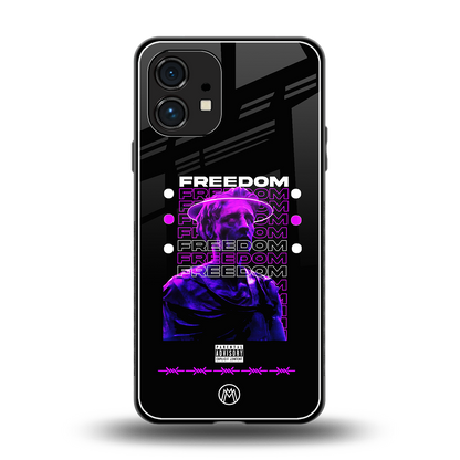 freedom back phone cover | glass case for nothing phone 1