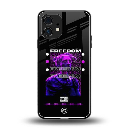 freedom back phone cover | glass case for nothing phone 1
