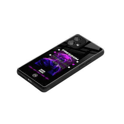 freedom back phone cover | glass case for nothing phone 1