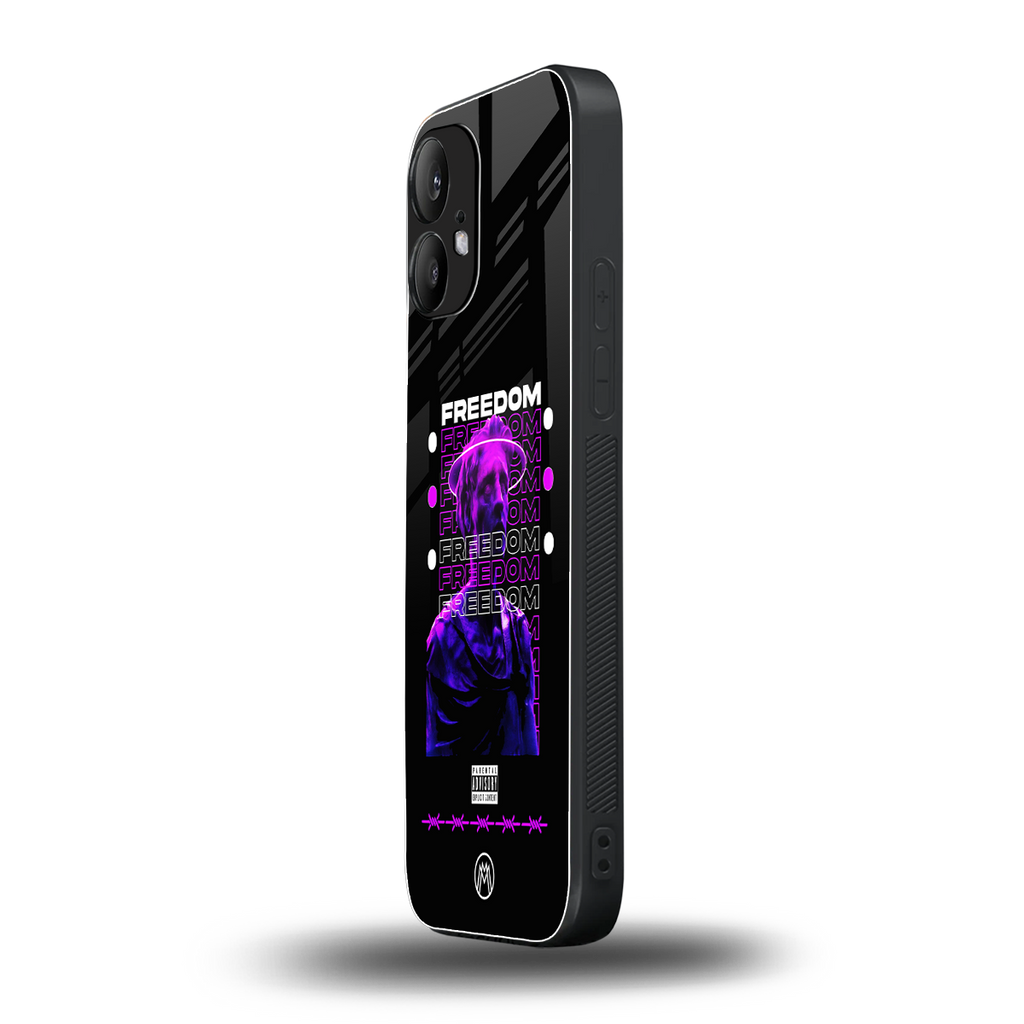 freedom back phone cover | glass case for nothing phone 2